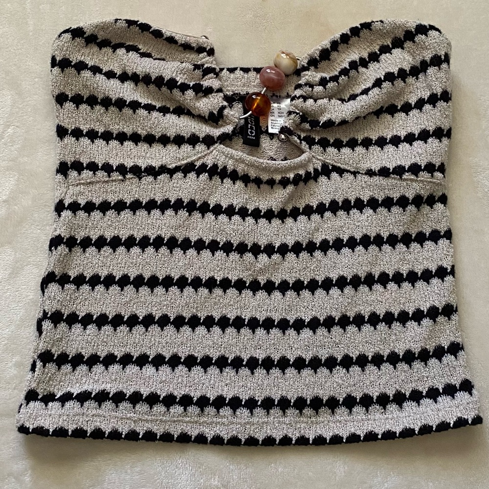 SOLD H&M striped Tube Top